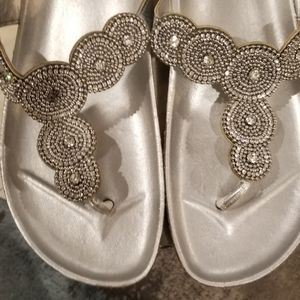 Mila Paoli Rhinestone Sandals